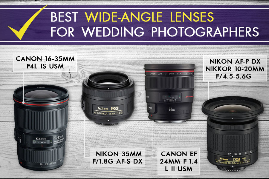 Best Wide-Angle lenses for Wedding Photographers